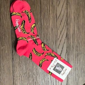 Fun banana socks inspired by Andy Warhol!